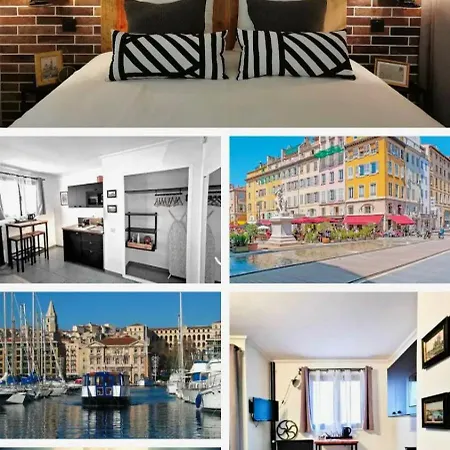 Studio Industriel Cosy A 1 Min Du Vieux-Port Calme & Tout Equipe Marseille Exterior photo